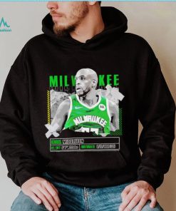 Khris Middleton Milwaukee Bucks basketball player pose paper gift shirt