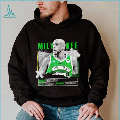 Khris Middleton Milwaukee Bucks basketball player pose paper gift shirt