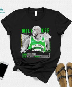 Khris Middleton Milwaukee Bucks basketball player pose paper gift shirt