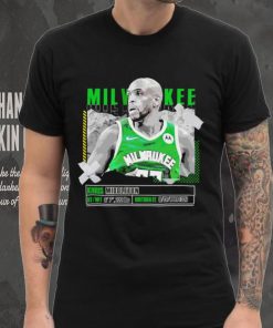 Khris Middleton Milwaukee Bucks basketball player pose paper gift shirt