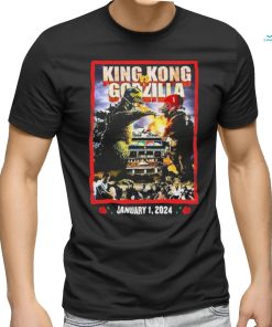 King Kong vs Godzilla 2024 Rose Bowl Game Michigan Vs Alabama Shirt