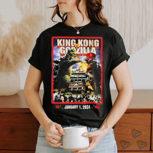 King Kong vs Godzilla 2024 Rose Bowl Game Michigan Vs Alabama Shirt