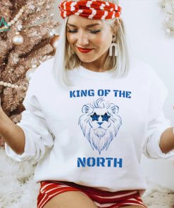 King of the North Detroit Lions mascot funny shirt, hoodie, sweater, long sleeve and tank top King of the North Detroit Lions mascot funny shirt