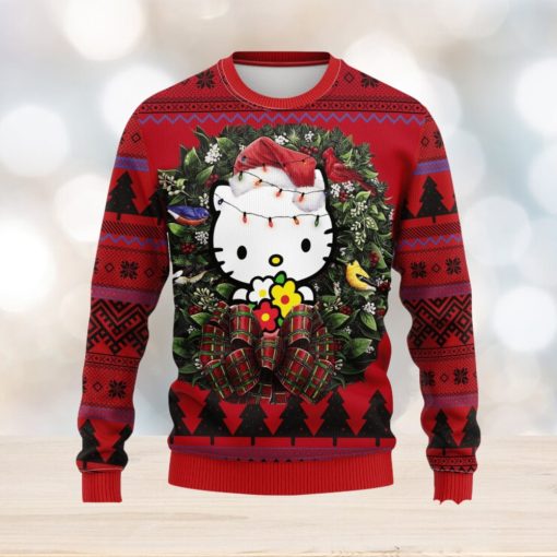 Kitty Noel Mc Thanksgiving Women Mens Ugly Christmas 3D Knitted Sweater