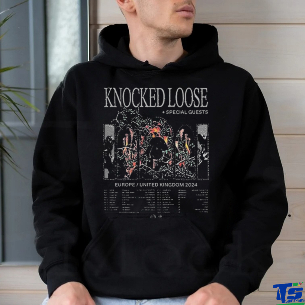 Knocked Loose Europe And Uk Kingdom Tour 2024 T shirt Knocked Loose Europe And Uk Kingdom Tour 2024 T shirt