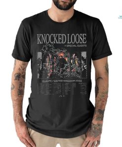 Knocked Loose Europe And Uk Kingdom Tour 2024 T shirt, hoodie, sweater, long sleeve and tank top Knocked Loose Europe And Uk Kingdom Tour 2024 T shirt