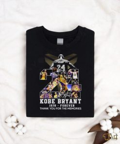 Kobe Bryant 1978 – Forever Thank You For The Memories Unisex T Shirt, hoodie, sweater, long sleeve and tank top Kobe Bryant 1978 – Forever Thank You For The Memories Unisex T Shirt