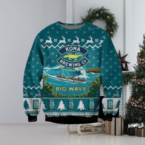 Kona Brewing Big Wave Golden Ale Ugly Sweater Party