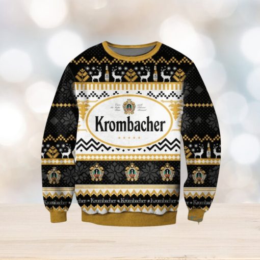 Krombacher 3D Ugly Christmas Sweater Christmas Gift