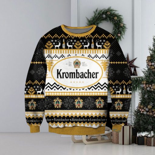 Krombacher 3D Ugly Christmas Sweater Christmas Gift