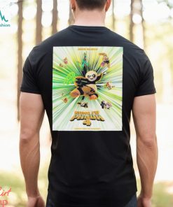Kung Fu Panda 4 Characters Textless Poster Logo Two Sides T Shirt