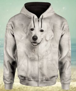 Kuvasz Cute Dog Face 3D Printed Hoodie