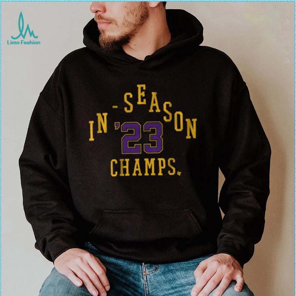 LA In Season Tournament Champions T Shirt LA In Season Tournament Champions T Shirt