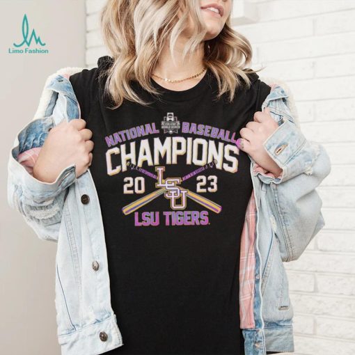 LSU Tigers Baseball 2023 National Champions Logo shirt