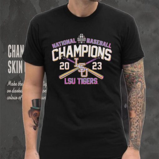 LSU Tigers Baseball 2023 National Champions Logo shirt
