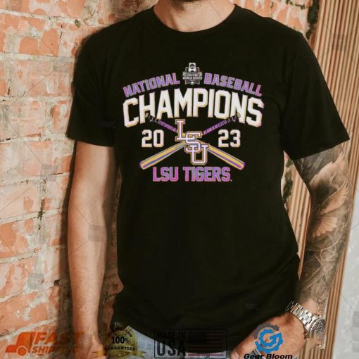 LSU Tigers Baseball 2023 National Champions Logo shirt