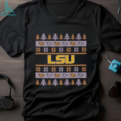 LSU Tigers Holiday Christmas Tree T Shirt