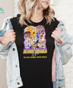 LSU Tigers Jayden Daniels the 2023 Heisman trophy winner signature shirt