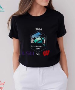 LSU Tigers vs Wisconsin Badgers 2024 ReliaQuest Bowl Essentials T Shirt