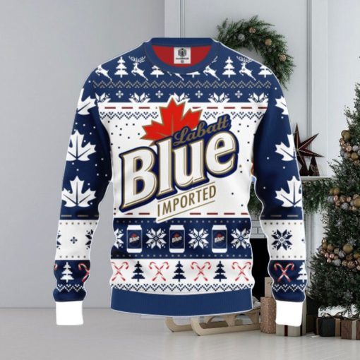 Labatt Blue Ugly Christmas Sweater Amazing Gift Men And Women Christmas Gift