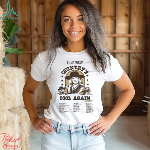 Lainey Wilson Signature Shirt Country’s Cool Again Tour 2024 Fan Hoodie Unisex