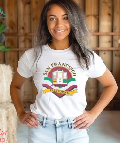 Large 80s San Francisco California Cable Car T Shirt