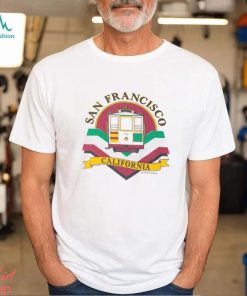 Large 80s San Francisco California Cable Car T Shirt