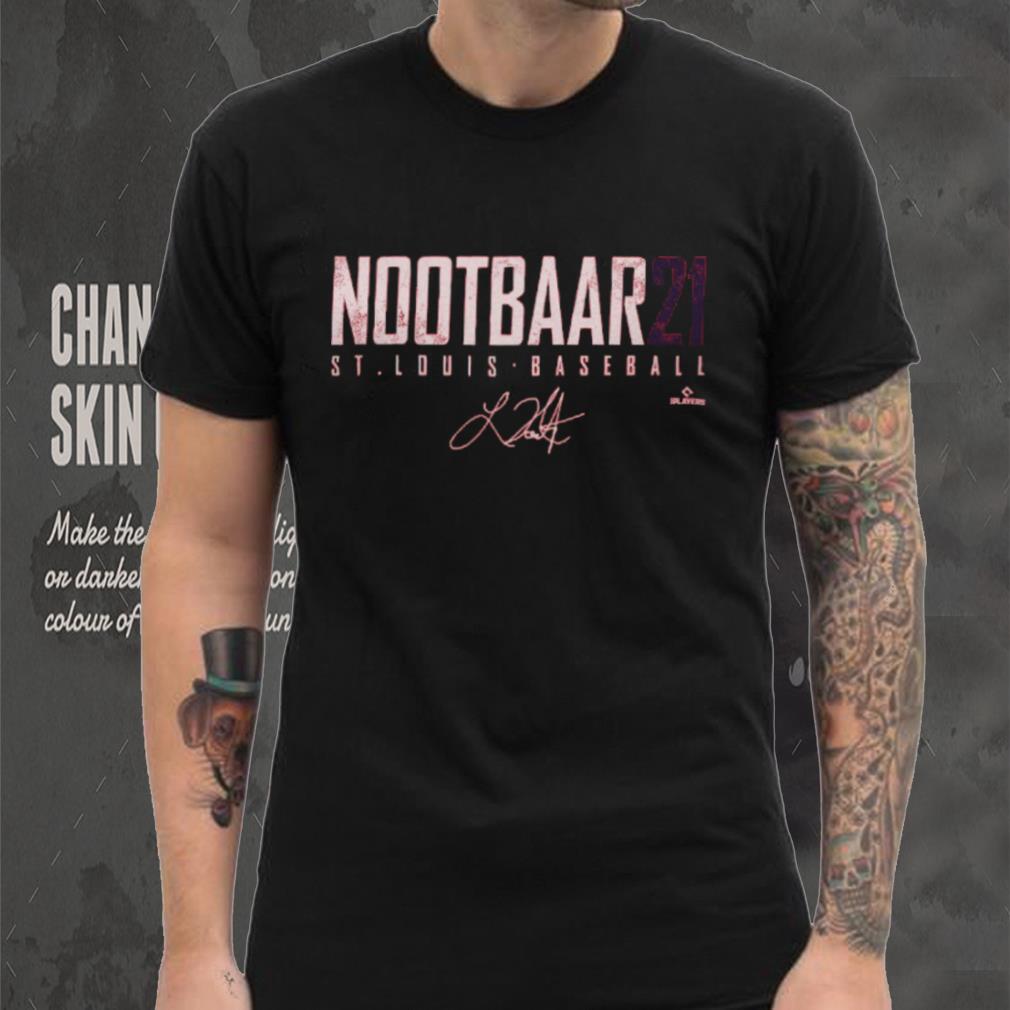 Lars Nootbaar St. Louis Elite WHT Shirt Lars Nootbaar St. Louis Elite WHT Shirt