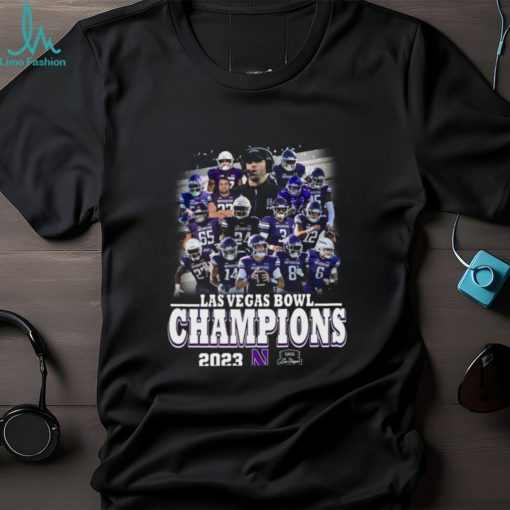 Las Vegas Bowl Champions 2023 Northwestern December 23, 2023 AT Allegiant Stadium In Paradise, Nevada T Shirt