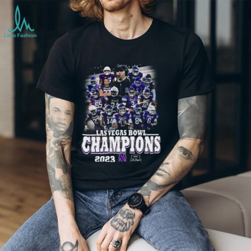Las Vegas Bowl Champions 2023 Northwestern December 23, 2023 AT Allegiant Stadium In Paradise, Nevada T Shirt