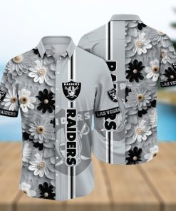 Las Vegas Raiders Hawaii Shirt Flower Sporty And Stylish