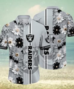 Las Vegas Raiders Hawaii Shirt Flower Sporty And Stylish