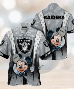 Las Vegas Raiders Mickey Mouse NFL Hawaiian Shirt