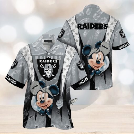 Las Vegas Raiders Mickey Mouse NFL Hawaiian Shirt