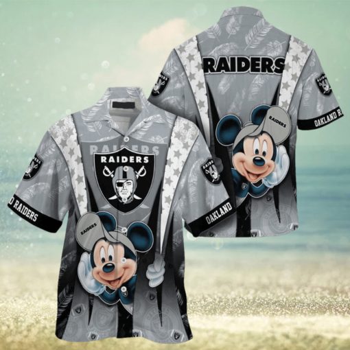 Las Vegas Raiders Mickey Mouse NFL Hawaiian Shirt