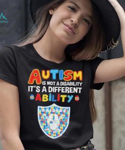 Las Vegas Raiders NFL Autism Is Not A Disability 2024 Shirt, hoodie, sweater, long sleeve and tank top Las Vegas Raiders NFL Autism Is Not A Disability 2024 Shirt