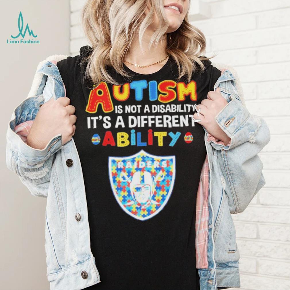 Las Vegas Raiders NFL Autism Is Not A Disability 2024 Shirt Las Vegas Raiders NFL Autism Is Not A Disability 2024 Shirt