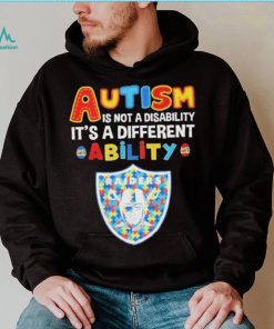 Las Vegas Raiders NFL Autism Is Not A Disability 2024 Shirt, hoodie, sweater, long sleeve and tank top Las Vegas Raiders NFL Autism Is Not A Disability 2024 Shirt