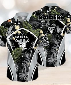 Las Vegas Raiders NFL Player Symbol All Over Print Short Sleeve Hawaiian Shirt