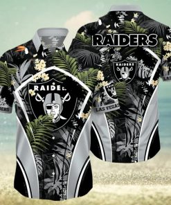 Las Vegas Raiders NFL Player Symbol All Over Print Short Sleeve Hawaiian Shirt