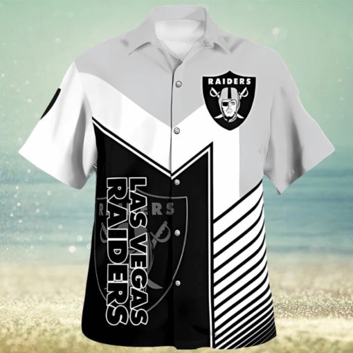 Las Vegas Raiders Standard Floral 3D Hawaiian Shirt Best For Fans Beach Gift For Men And Women