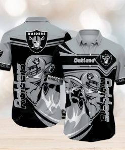 Las Vegas Raiders Standard Paradise Hawaiian Shirt