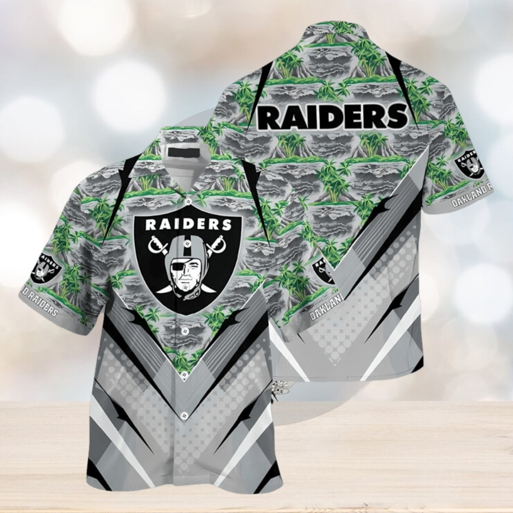 Las Vegas Raiders Tropical Summer Hawaiian Shirt Las Vegas Raiders Tropical Summer Hawaiian Shirt