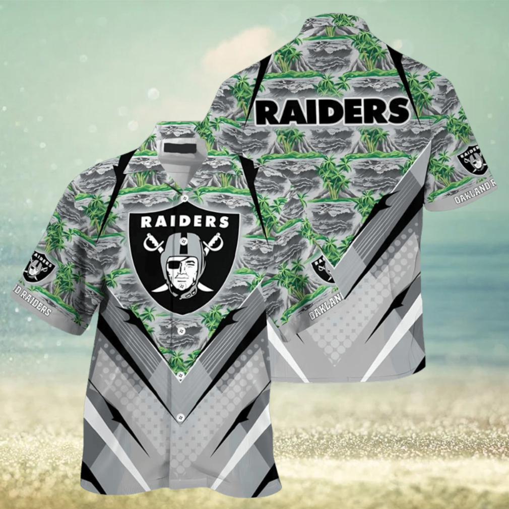 Las Vegas Raiders Tropical Summer Hawaiian Shirt Las Vegas Raiders Tropical Summer Hawaiian Shirt