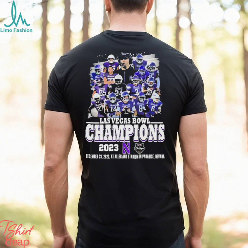 Las vegas bowl champions 2023 northwestern december 23 2023 T shirt Las vegas bowl champions 2023 northwestern december 23 2023 T shirt