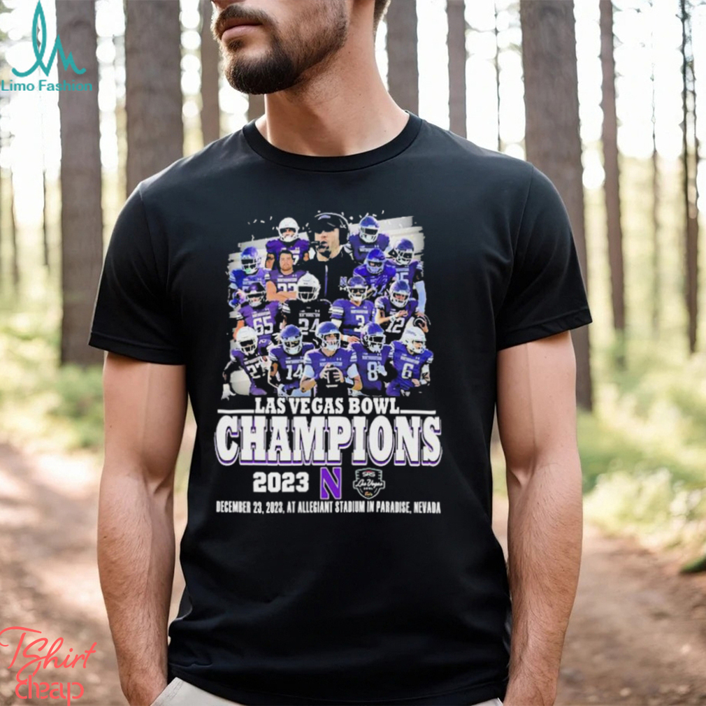Las vegas bowl champions 2023 northwestern december 23 2023 T shirt Las vegas bowl champions 2023 northwestern december 23 2023 T shirt
