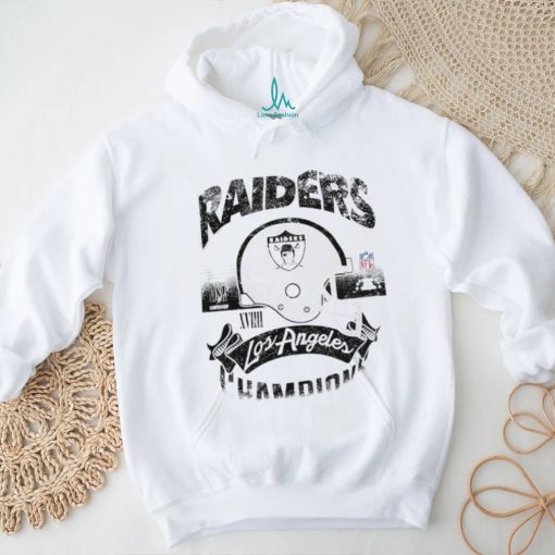 Las vegas raiders super bowl 1984 championship helmet retro shirt