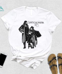 Laszlo And Nadja Bats Black White T Shirt