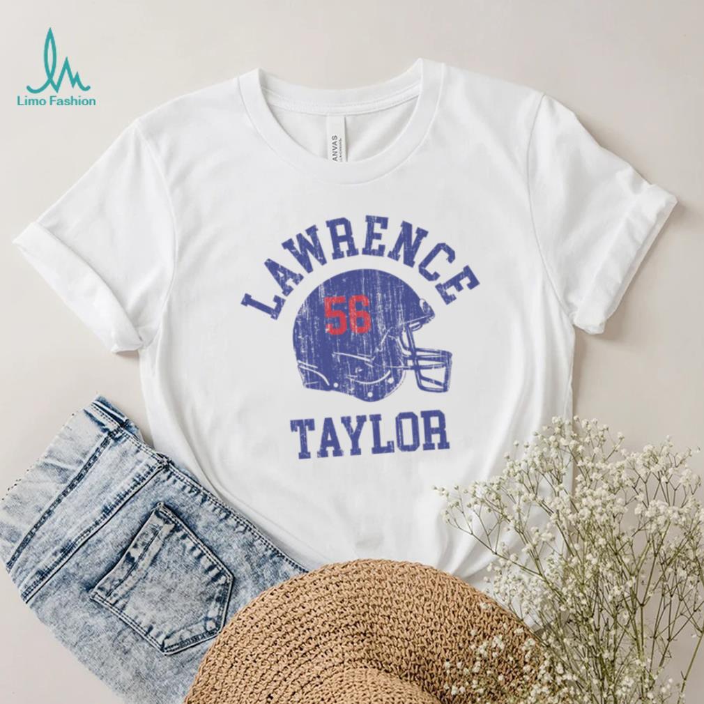Lawrence Taylor New York G Helmet Font Shirt Lawrence Taylor New York G Helmet Font Shirt
