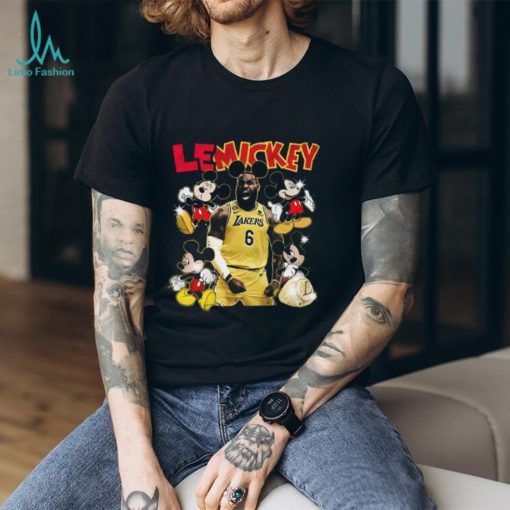 LeBron James LeMickey graphic shirt